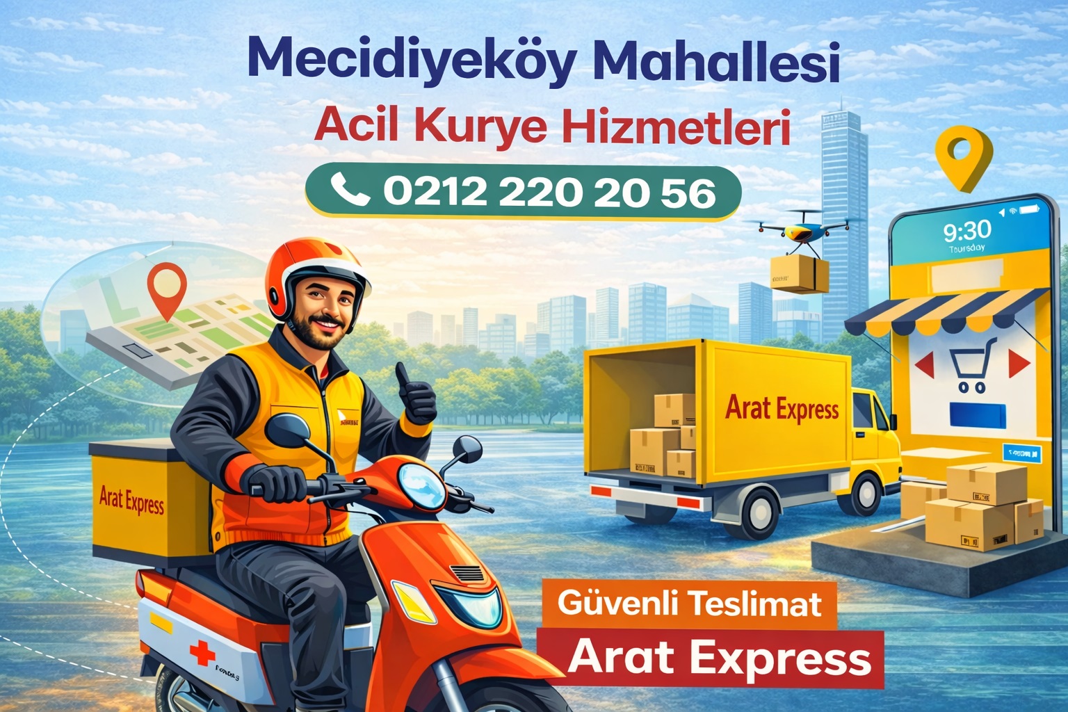 Mecidiyeköy Mahallesi Acil Kurye Hizmetleri
