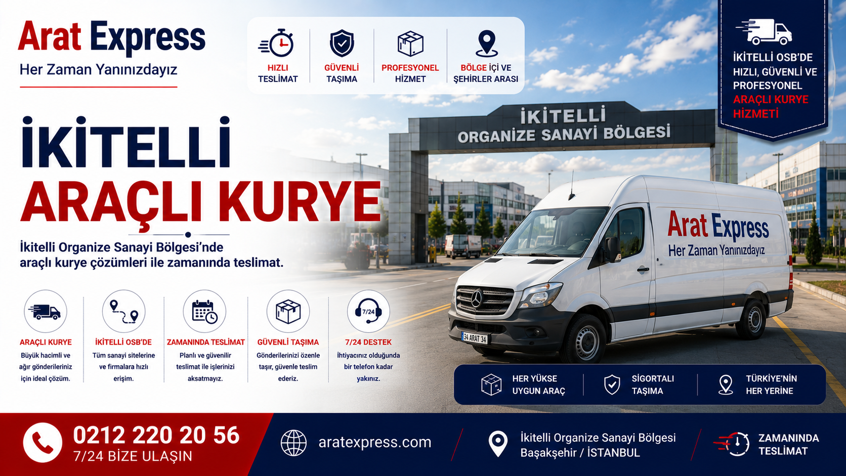 İkitelli Araçlı Kurye