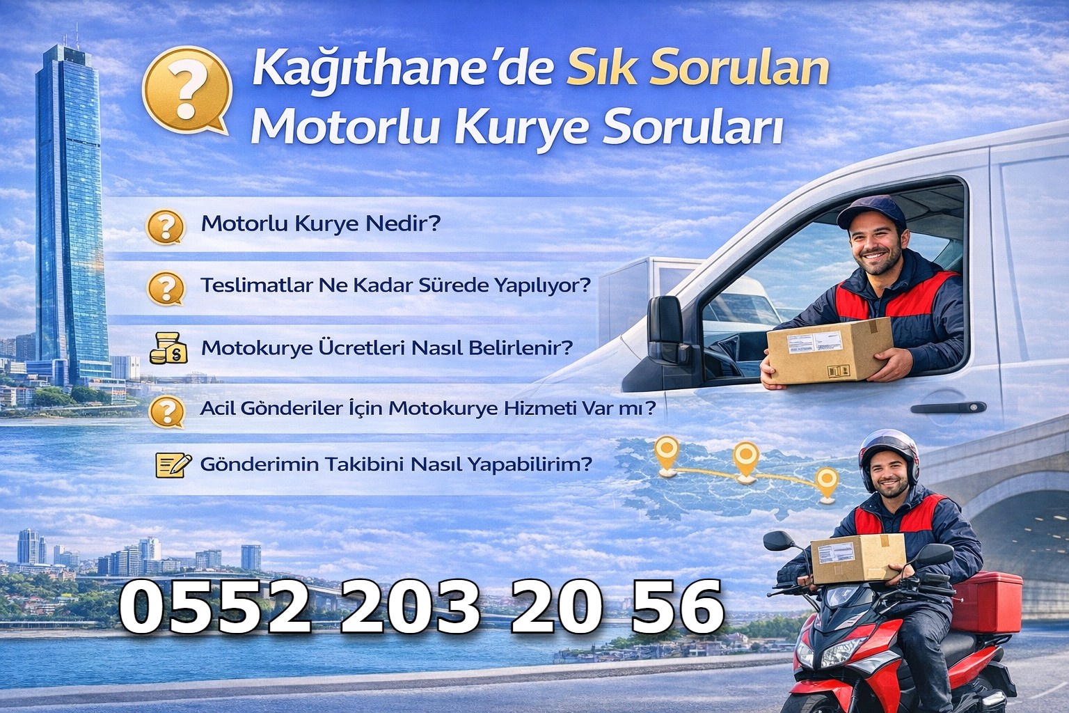 kagithane-de-sik-sorulan-motorlu-kurye-sorulari