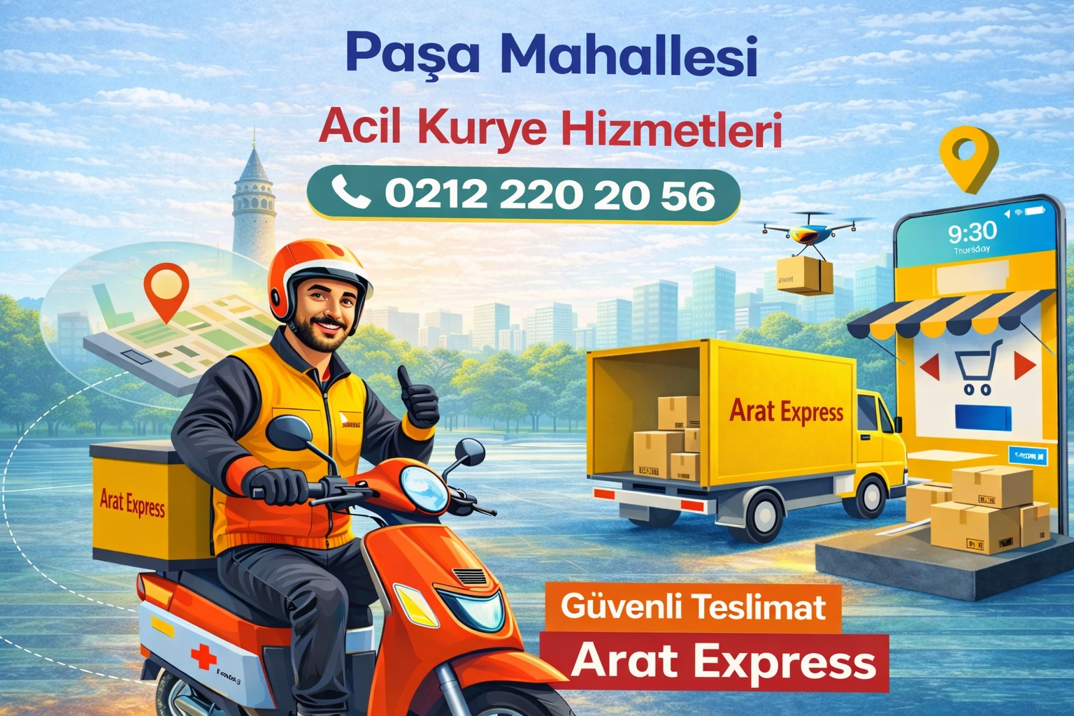  Paşa Mahallesi Acil Kurye Hizmetleri 