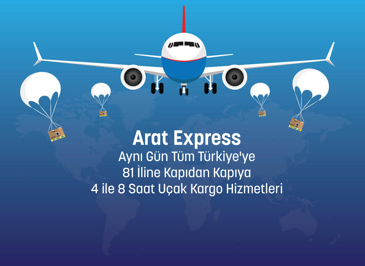 Türkiye'nin Her Köşesine Uçak Kargo Hizmeti