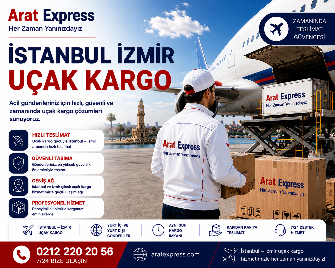 İstanbul İzmir Uçak Kargo