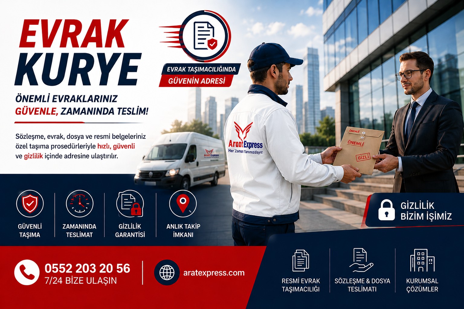 Evrak Kurye Hizmeti | Arat Express 0552 203 20 56