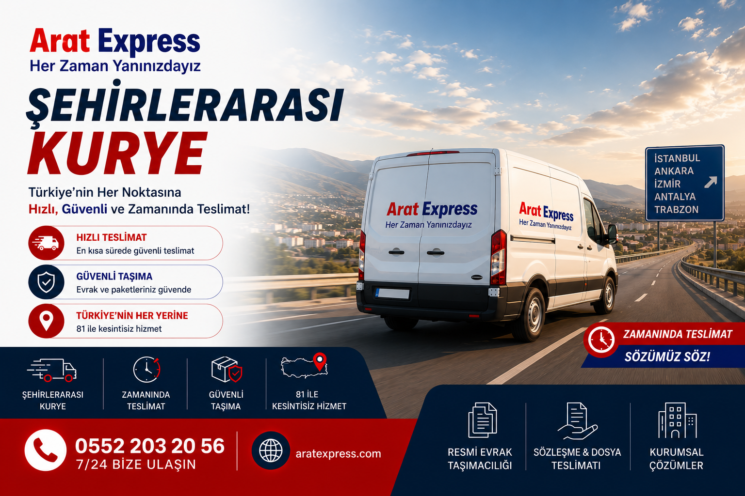 Şehirlerarası Kurye Hizmeti | Arat Express 0552 203 20 56